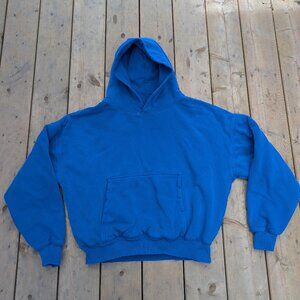 Yeezy Gap Hoodie Blue with Kangaroo Pocket for Women
